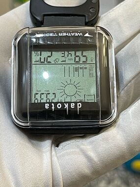 Dakota Weather Station Clip Watch Black Onesize